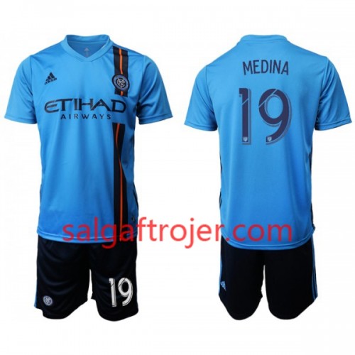 New York City FC Fodboldtrøjer MEDINA 19 Børn Hjemmebanesæt 2019/20 Kort ærmer New York City FC Fodboldtrøjer MEDINA 19 Børn Hjemmebanesæt 2019/20 Kort ærmer